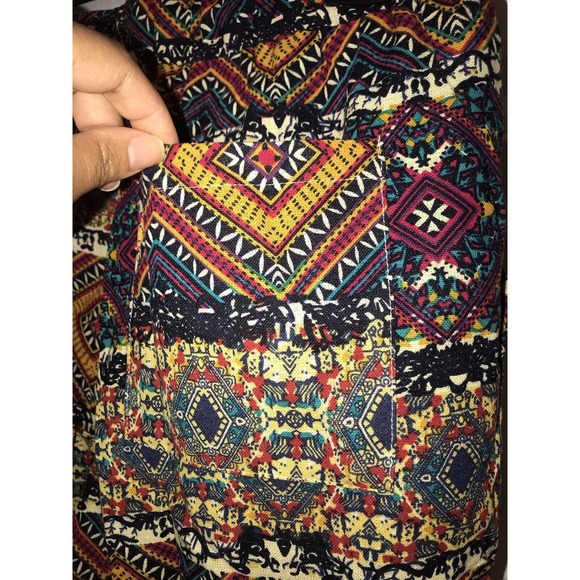 Women’s Tank and Short Set, Size Small, Colorful Tribal Print - Picture 11 of 16